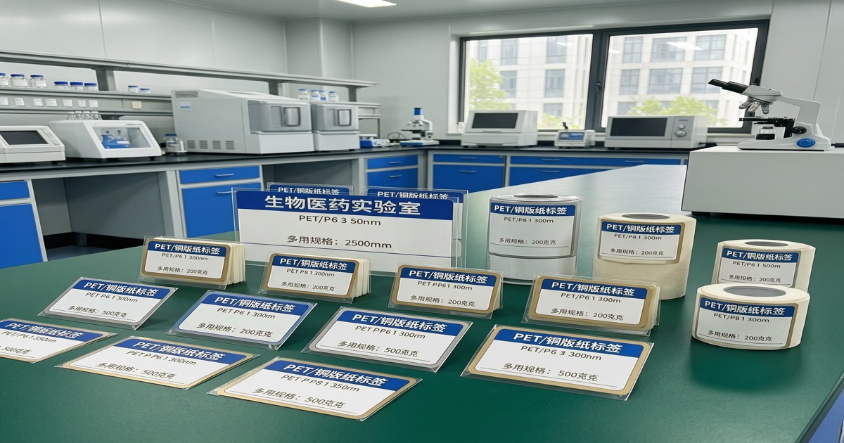 实验室通用标签选购防坑手册:博锐迪BRD从材质、胶粘剂到合规标注的10个关键问答